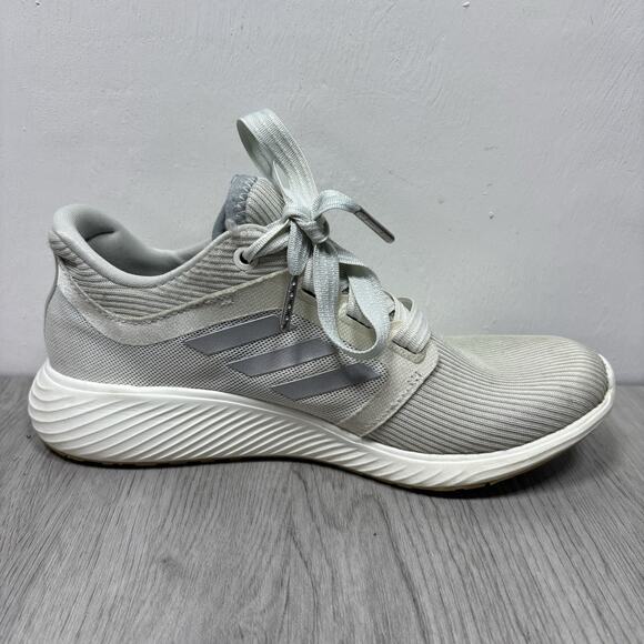 ADIDAS Size 6 White Edge Lux 3 Running Shoes Women Gum Sole - Picture 9 of 11